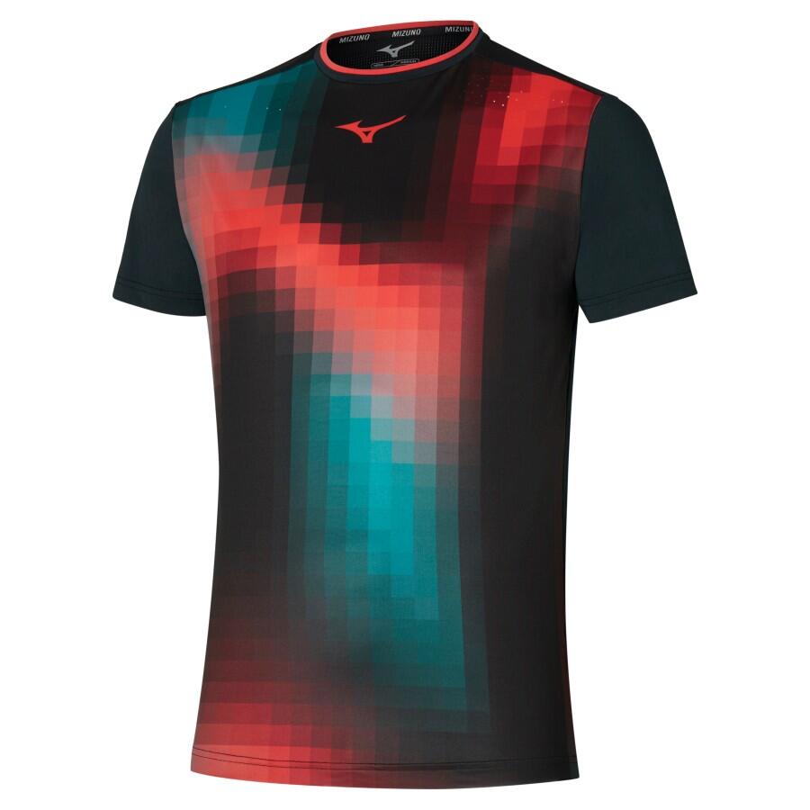 Frontier Shadow Graphic Tee Sort S T-skjorte til tennis, padel og trening