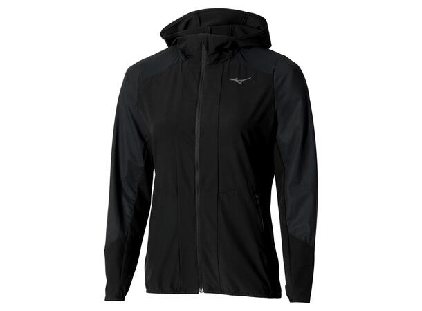 Active Alpha Hooded Jacket W Sort M Løpejakke til høst og vinter 