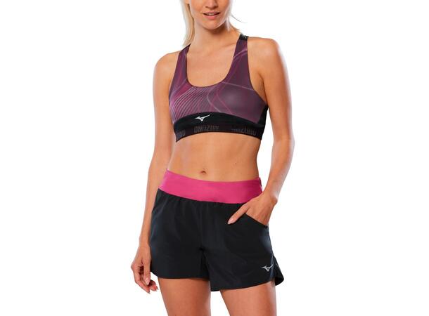 Alpha Graphic Bra W Burgunder XS Sports BH med lett støtte 