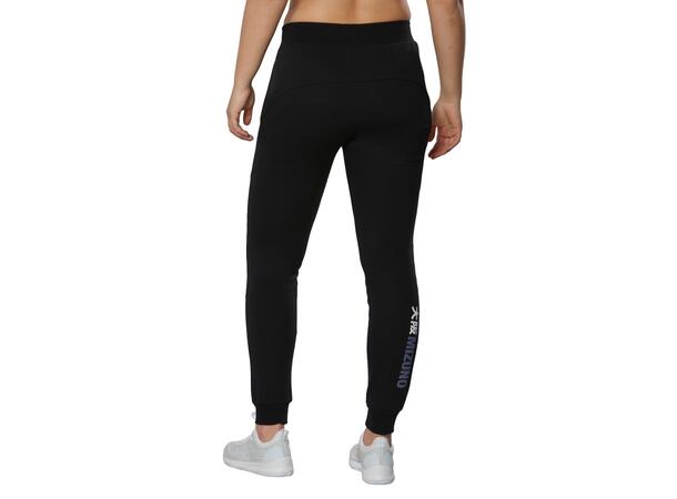 Athletic Sweat Pant W Sort L Fritidsbukse dame