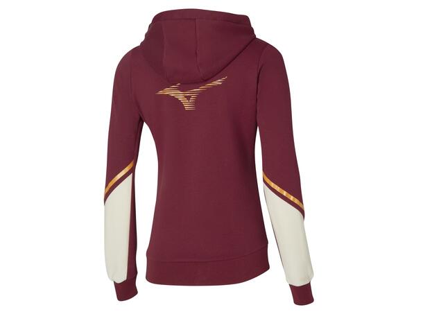 Athletics Sweat Jacket W Burgunder XS Fritidsjakke i bomullsblanding