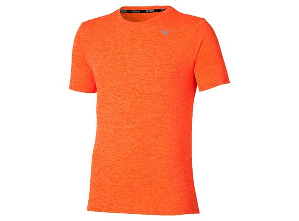 Core Impulse Short Sleeve Tee Oransje S Myk, teknisk t-skjorte til trening 