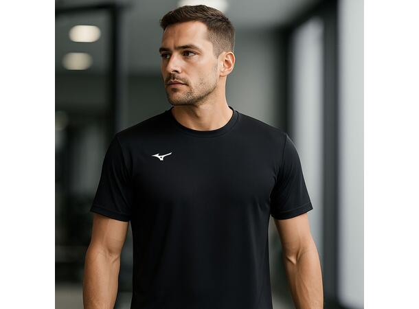 Men Core SS Tee Sort L Teknisk T-skjorte til trening 