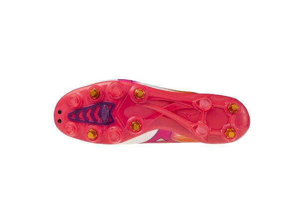 Mizuno Alpha III Japan MIX Hvit/Rosa 6 Fotballsko til naturgress 