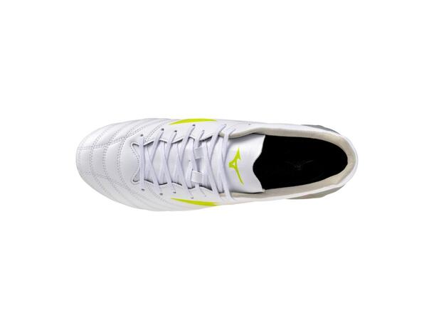 Monarcida Neo III Pro Hvit/Gul 8,5 Fotballsko til naturgress 