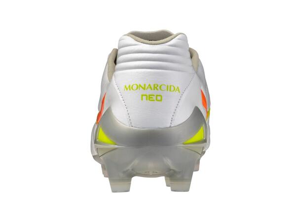 Monarcida Neo III Pro Hvit/Gul 8,5 Fotballsko til naturgress 