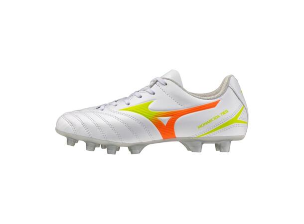 Monarcida Neo III Select Jr Hvit/Gul 1 Junior fotballsko gress/kunstgress 