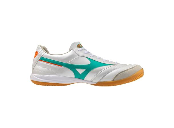 Morelia Sala Elite IN Hvit/Grønn 9,5 Sko til futsal/innebandy 