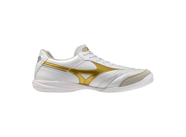 Morelia Sala Elite IN Hvit/Gull 9,5 Sko til futsal/innebandy 