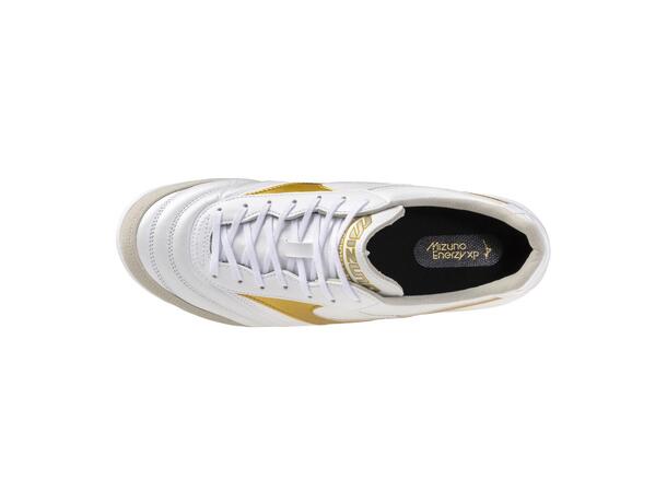 Morelia Sala Elite IN Hvit/Gull 9,5 Sko til futsal/innebandy 