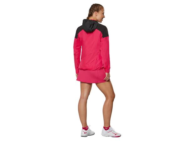Training Hooded Jacket W Rød/Sort L Treningsjakke til dame 