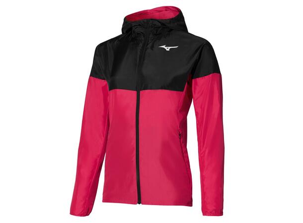 Training Hooded Jacket W Rød/Sort L Treningsjakke til dame