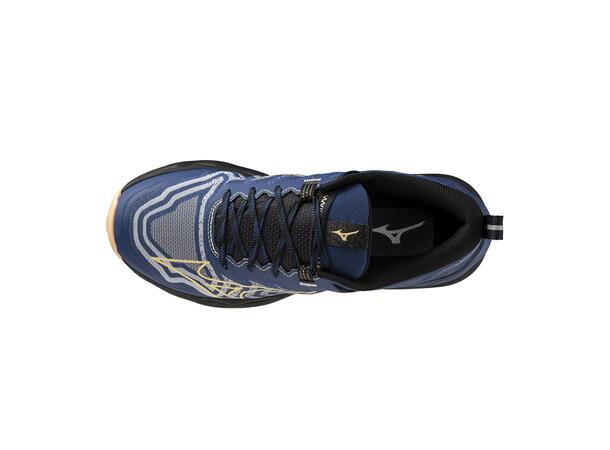 Wave Daichi 8 W Mørk Blå/Aprikos 3,5 Terrengsko med Vibram yttersåle 