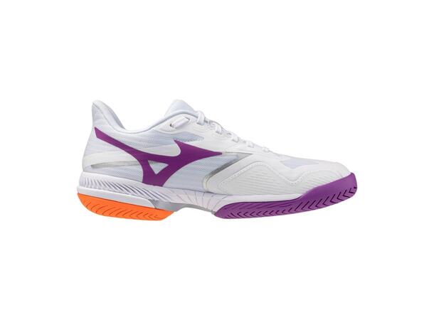 Wave Exceed Court AC W Hvit/Lilla 4,5 Sko til tennis og padel 