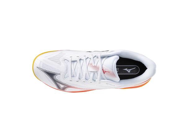 Wave Exceed Court CC Hvit/Korall 10 Sko til tennis og padel, herre 