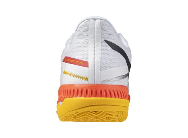Wave Exceed Court CC Hvit/Korall 10 Sko til tennis og padel, herre 