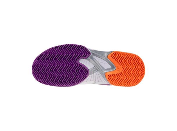 Wave Exceed Court CC W Hvit/Lilla 4,5 Sko til tennis og padel, dame 