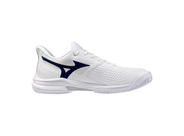 Wave Exceed Tour 7 CC Hvit/Blå 7,5 Sko til tennis og padel, Unisex 