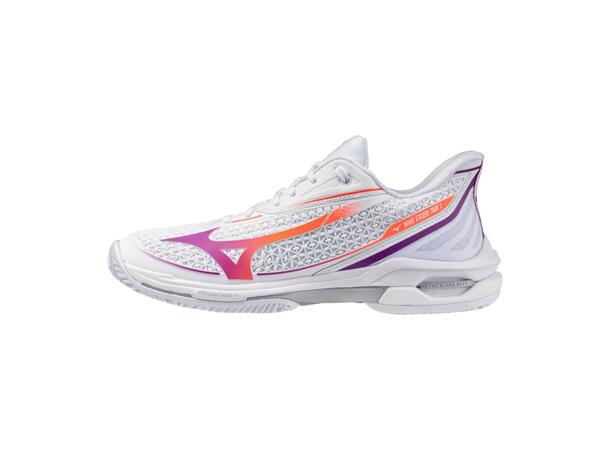 Wave Exceed Tour 7 CC W Hvit/Lilla 4,5 Sko til tennis og padel 