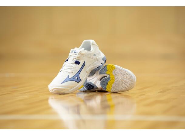 Wave Lightning Z8 Hvit/Blå 8 Lett og stabil innendørssko 