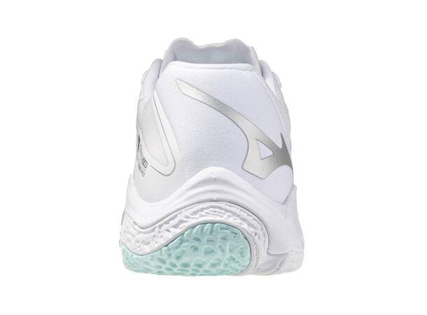 Wave Lightning Z8 W Hvit/Blå 3,5 Lett og stabil innendørssko 