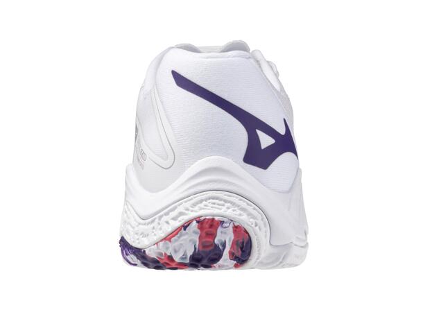 Wave Lightning Z8 W Hvit/Lilla 7 Lett og stabil innendørssko 