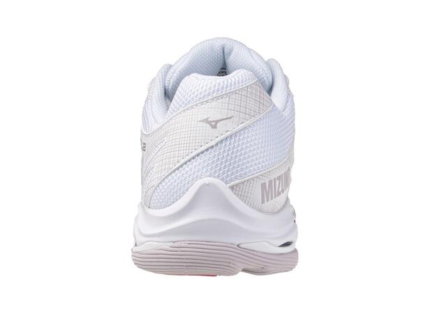 Wave Voltage 2 W Hvit/Lilla 6,5 Sko til håndball og volleyball 