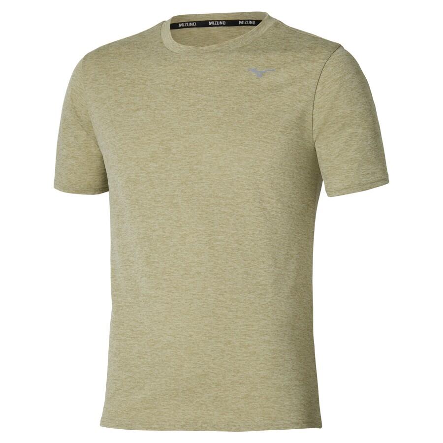 Core Impulse Short Sleeve Tee Brun S Myk, teknisk t-skjorte til trening