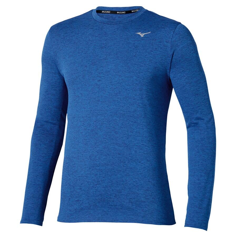 Core Impulse Long Sleeve Tee Blå S Teknisk treningsgenser
