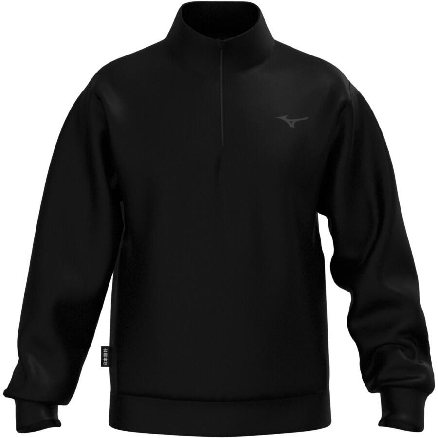 Athletic 1/4 Zip Top Sort S Half-zip genser til herre