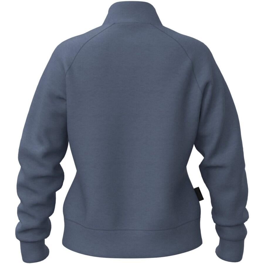 Athletic 1/4 Zip Top W Grå XS Half-zip genser til dame
