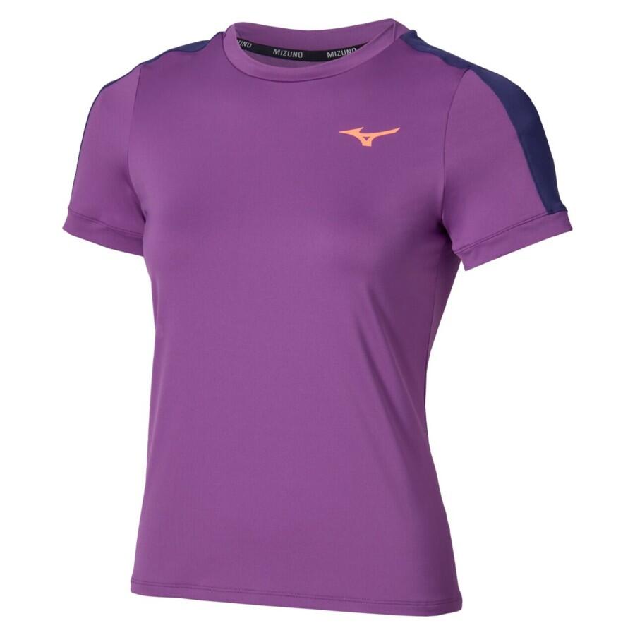 Tennis Short Sleeve Tee W Lilla XS T-skjorte til tennis