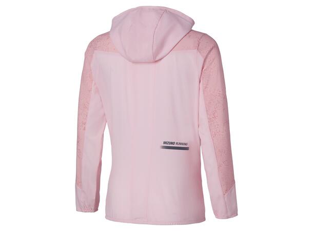 Active Alpha Hooded Jacket W Rosa M Lett og komfortabel løpejakke 