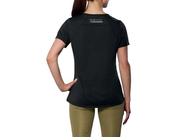 Active DryAeroFlow SS Tee W Sort M T-skjorte for intensiv trening - Dame 
