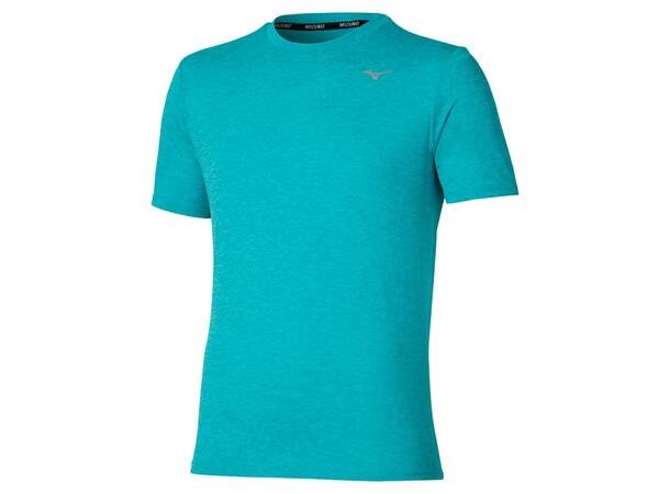 Core Impulse Short S Tee Blågrønn L Myk, teknisk t-skjorte til trening 