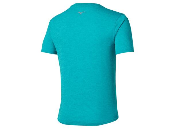 Core Impulse Short S Tee Blågrønn L Myk, teknisk t-skjorte til trening 