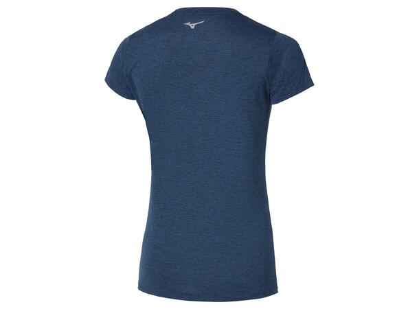 Core Impulse Short Sleeve Tee W blå XL Myk, teknisk t-skjorte til trening 