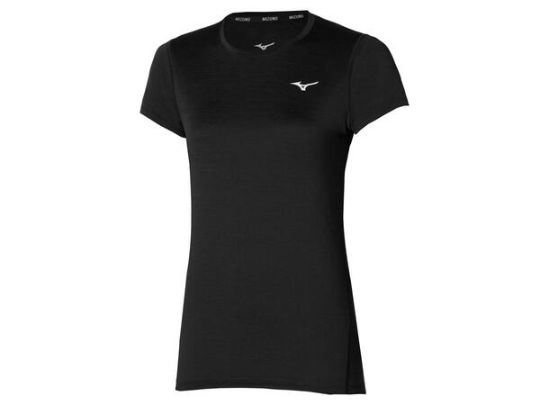Impulse Core Tee W Sort M Myk, teknisk T-skjorte til dame