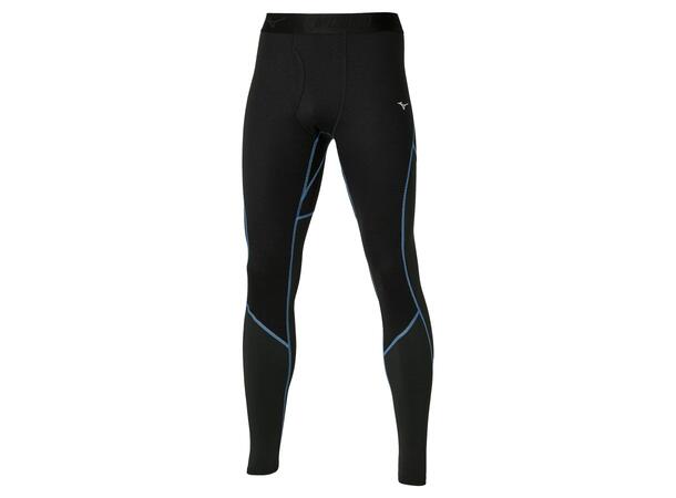 Merino Wool LongTight S Sort/Blå Treningstights med ull 