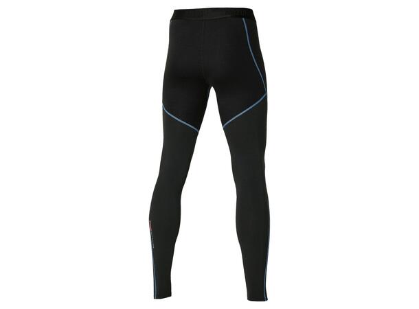 Merino Wool LongTight S Sort/Blå Treningstights med ull 