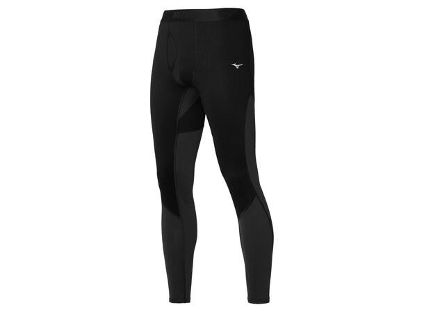 Merino Wool LongTight Sort L Treningstights med ull 
