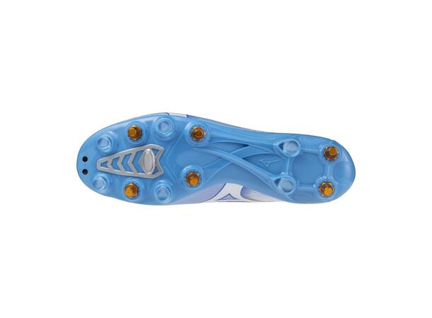 Mizuno Alpha III Japan MIX Blå/Hvit 9,5 Fotballsko til naturgress 