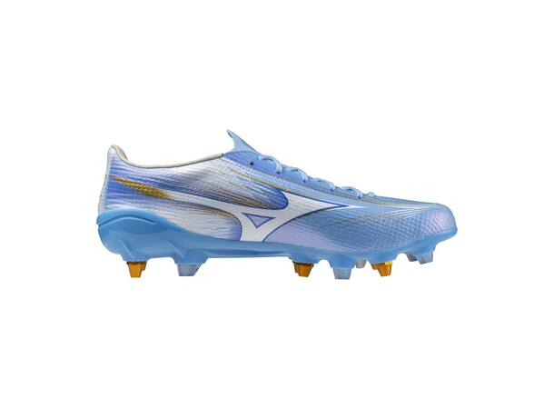 Mizuno Alpha III Japan MIX Blå/Hvit 9,5 Fotballsko til naturgress 