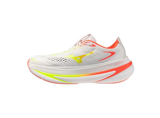Mizuno Sky Prime W Hvit/Gul 4 Nyhet for maksimal demping og respons 