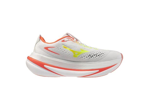 Mizuno Sky Prime W Hvit/Gul 4 Nyhet for maksimal demping og respons 