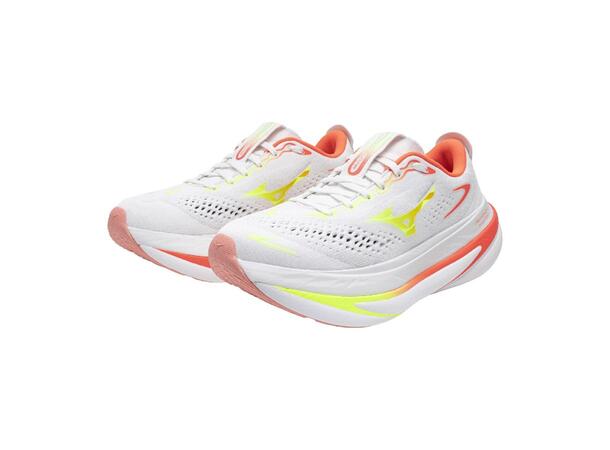 Mizuno Sky Prime W Hvit/Gul 4 Nyhet for maksimal demping og respons 