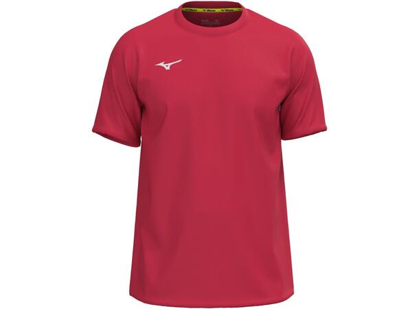 Mizuno Training Tee Rød XL T-skjorte trening 