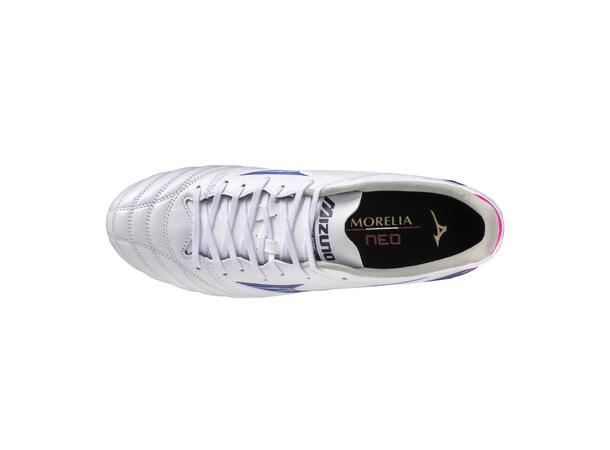 Morelia Neo IV Pro AG Hvit/Rosa 9,5 Fotballsko til kunstgress og gress 