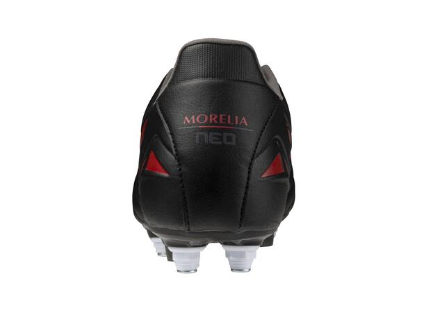 Morelia Neo IV Pro MIX Sort/Rød 9,5 Fotballsko til naturgress 