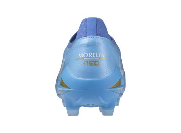 Morelia Neo IV ß Elite Blå/Hvit 4 Toppmodell til naturgress 